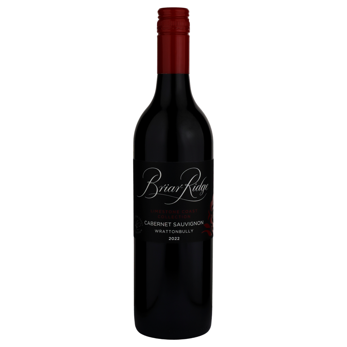 A bottle of Briar Ridge Limestone Coast Cabernet Sauvignon 2022 750ml Red Wine