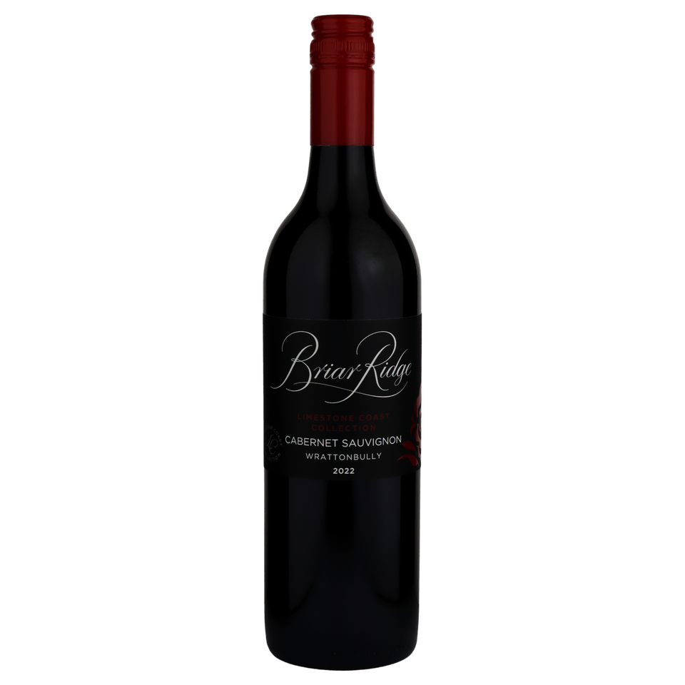 A bottle of Briar Ridge Limestone Coast Cabernet Sauvignon 2022 750ml Red Wine