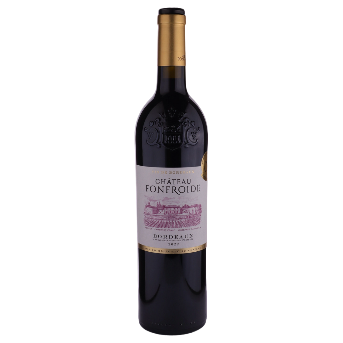 A bottle of 2022 Chateau Fonfroide Bordeaux 750ml Red Wine