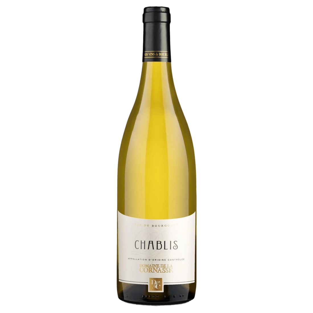 A bottle of Domaine de la Cornasse Chablis 2023 750ml White Wine