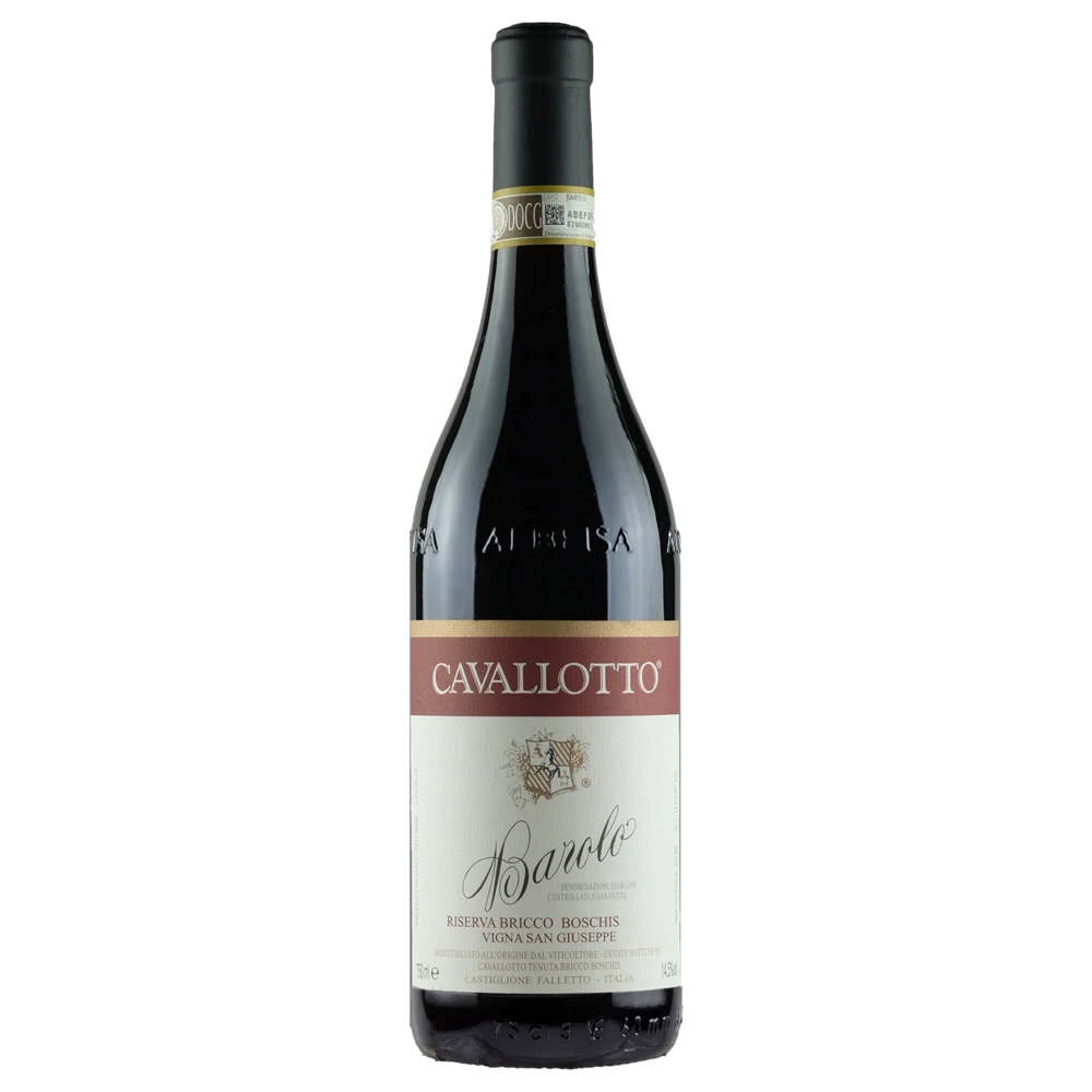 A bottle of 2018 Cavallotto Barolo Riserva Bricco Boschis Vigna San Giuseppe () 1500ml Red Wine
