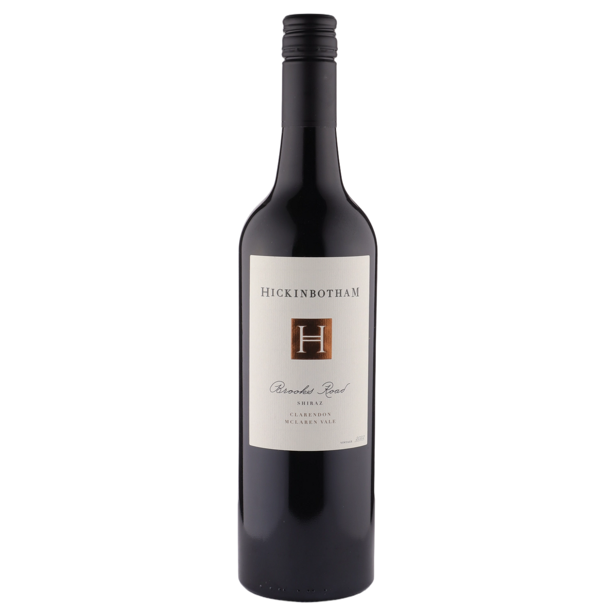 A bottle of Hickinbotham Brooks Road Shiraz 2022 750ml Red Wine