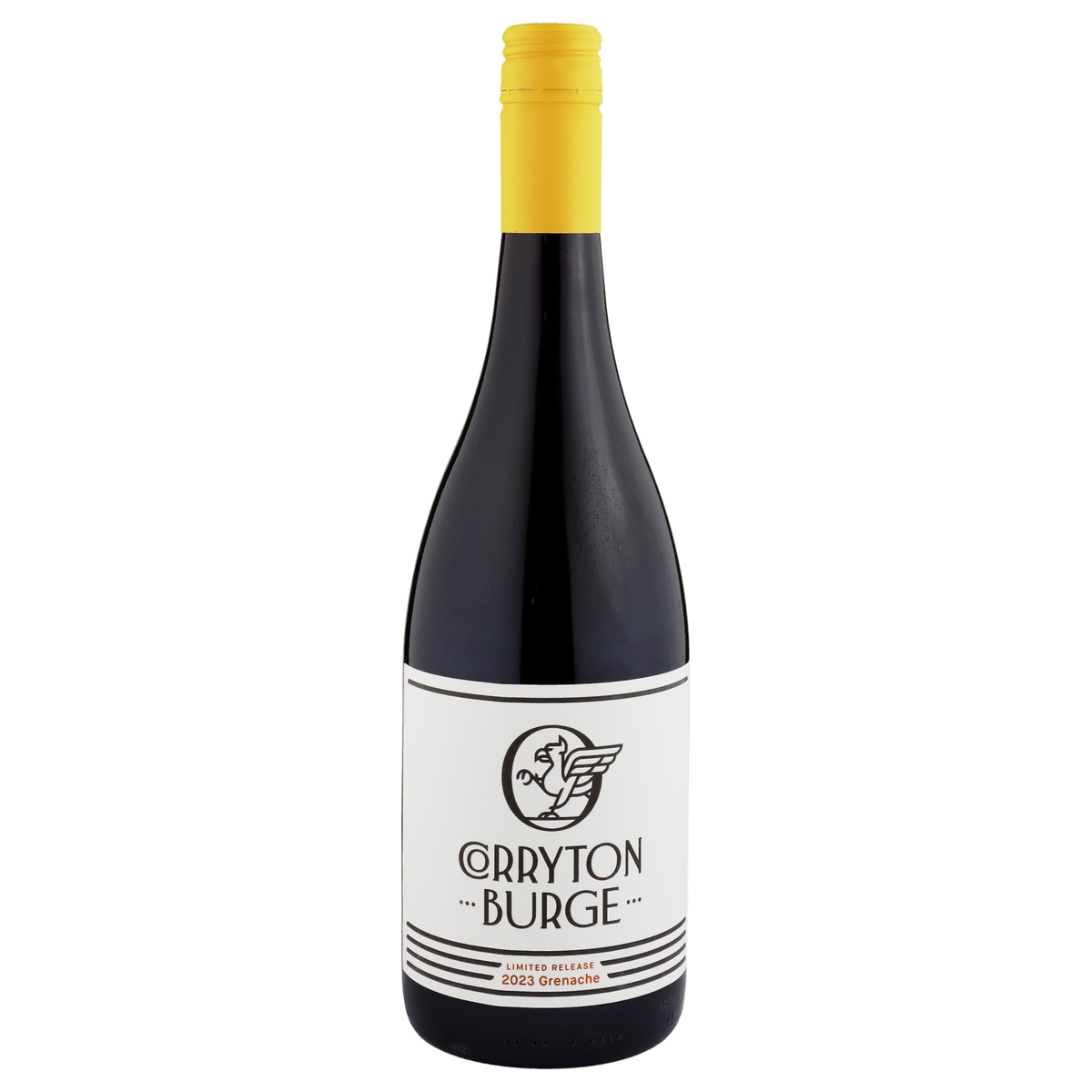 A bottle of Corryton Burge Limited Release Grenache Barossa 2023 750ml Red Wine
