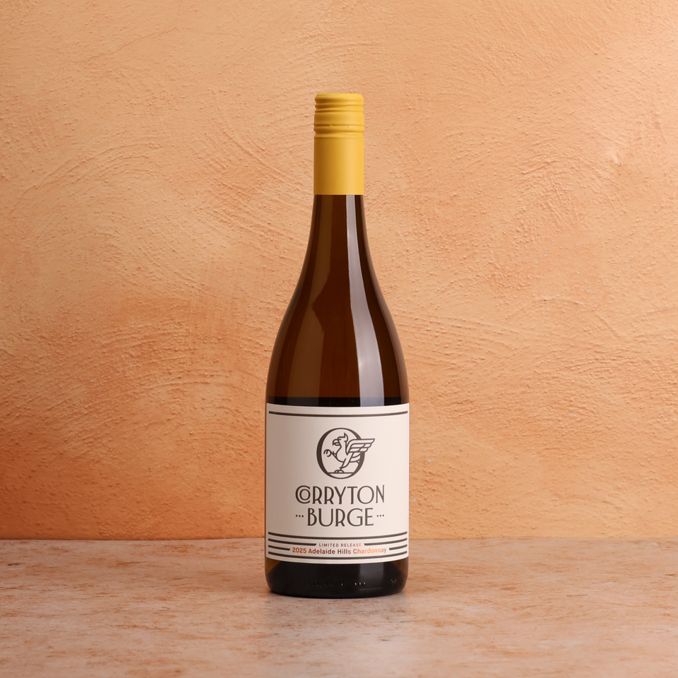 A bottle of Corryton Burge Limited Release Chardonnay Adelaide Hills 2025 750ml White Wine
