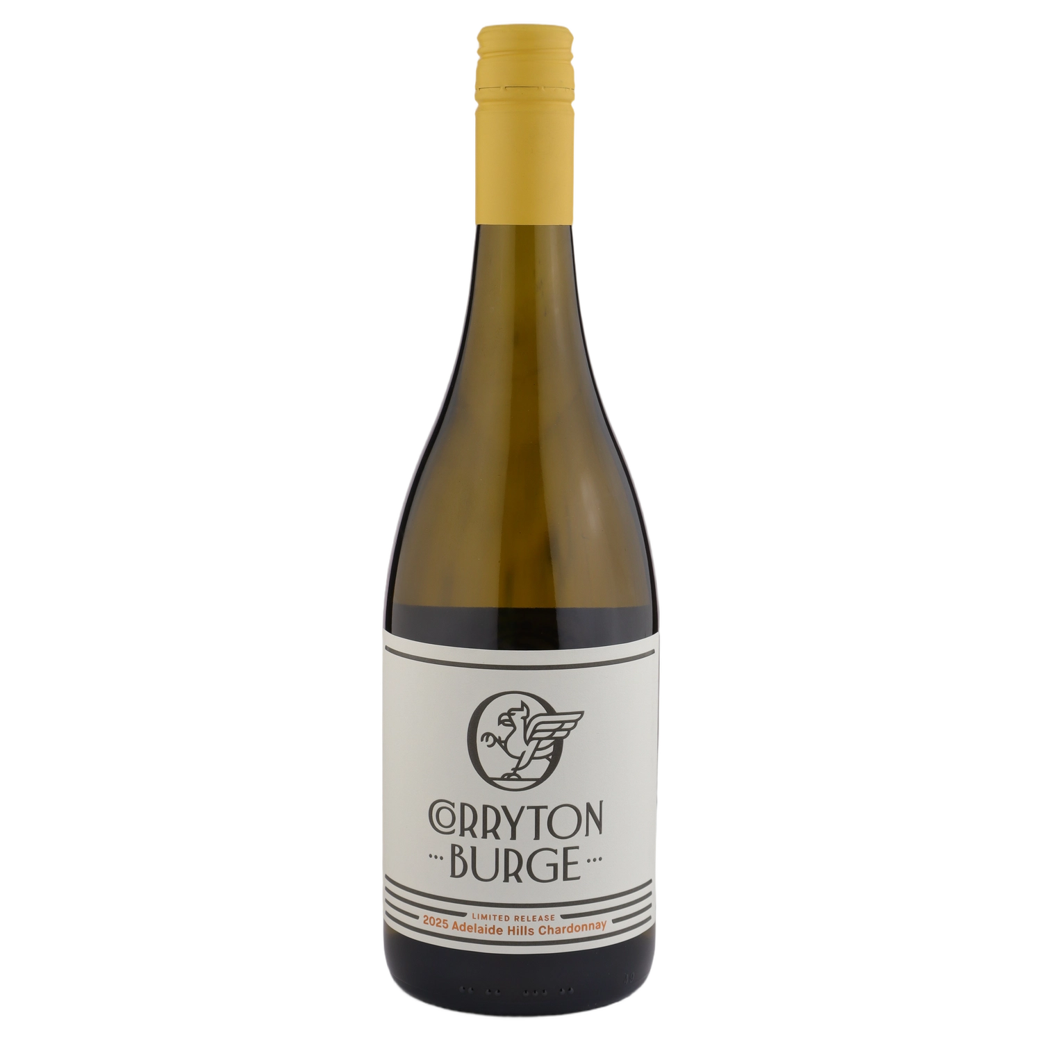 A bottle of Corryton Burge Limited Release Chardonnay Adelaide Hills 2025 750ml White Wine
