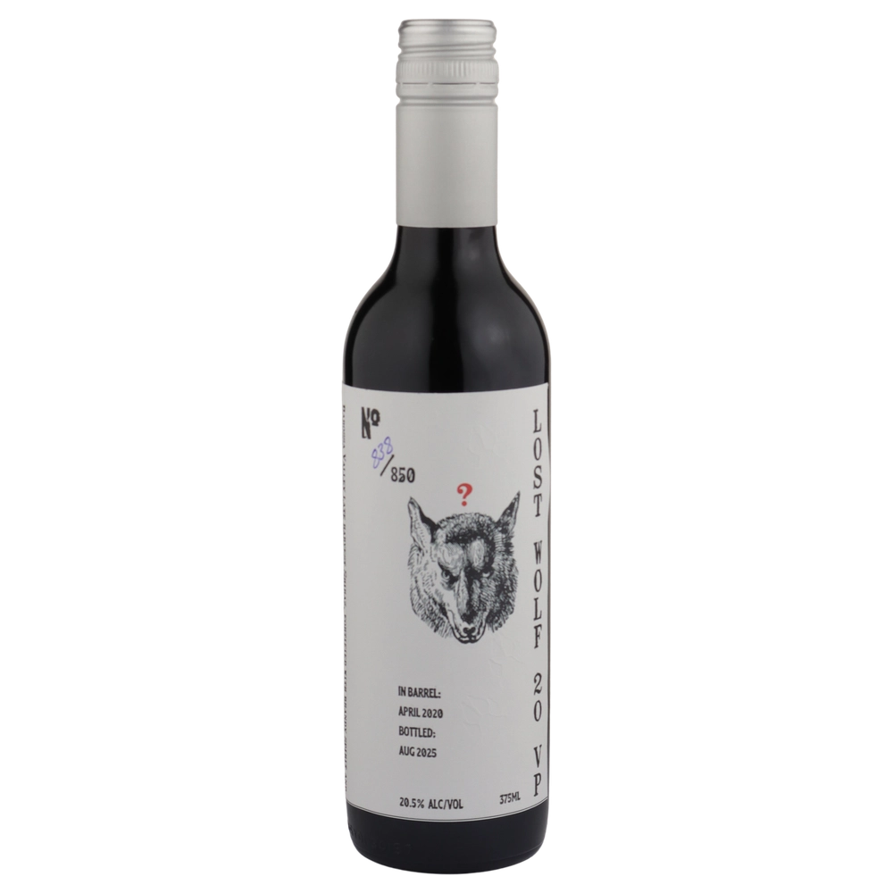 A bottle of 2020 Lost Wolf Barossa Valley Fortified Shiraz 2020 () 375ml Red Wine