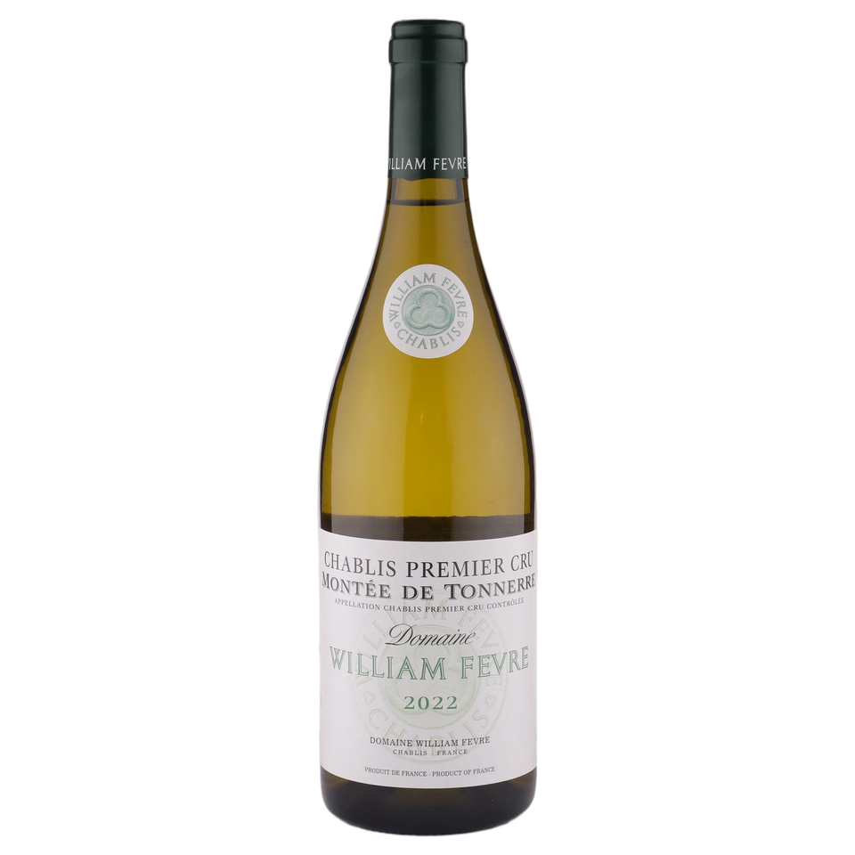 A bottle of 2022 Domaine William Fèvre Chablis Premier Cru Montée de Tonnerre Domaine 750ml White Wine