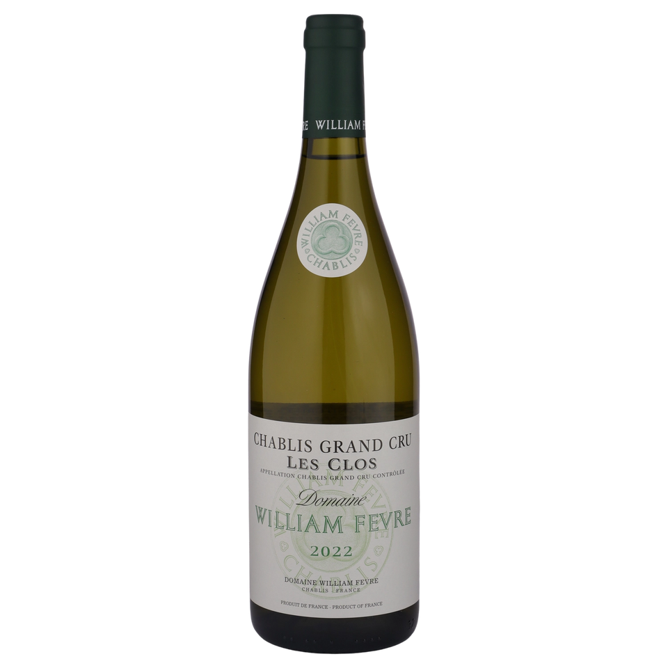 A bottle of 2022 Domaine William Fèvre Chablis Grand Cru Les Clos Domaine 750ml White Wine