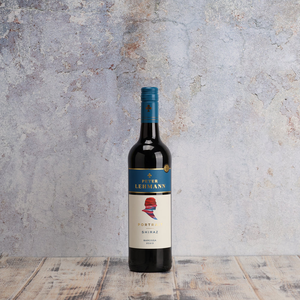 A bottle of Peter Lehmann Portraits Shiraz 2023 750ml Red Wine