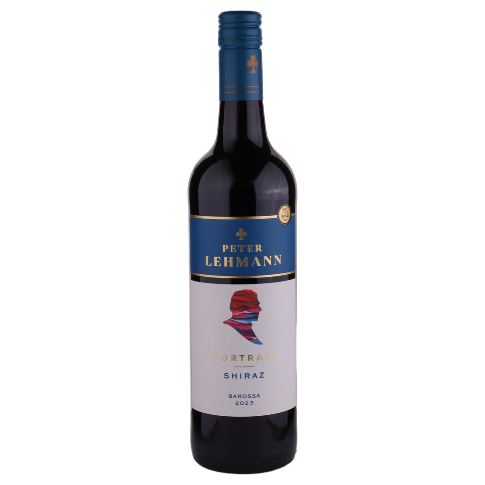 A bottle of Peter Lehmann Portraits Shiraz 2023 750ml Red Wine