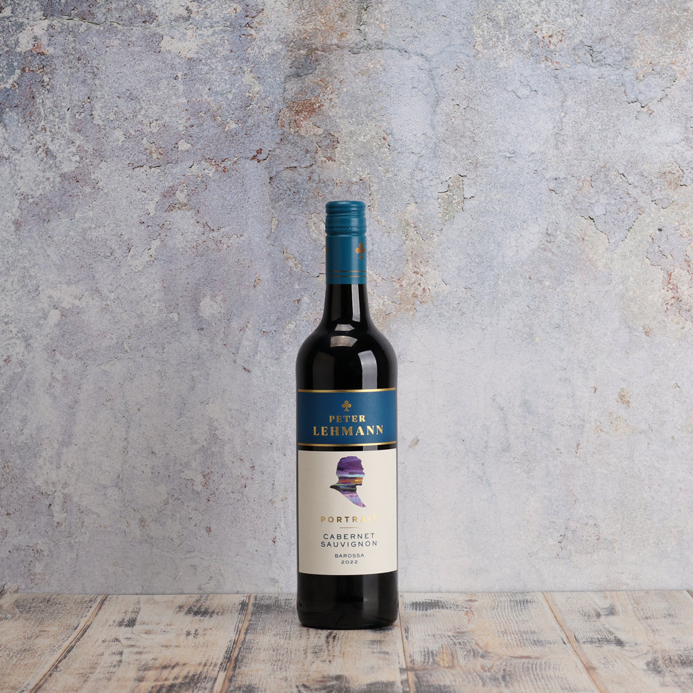 A bottle of Peter Lehmann Portraits Cabernet  Sauvignon 2022 750ml Red Wine