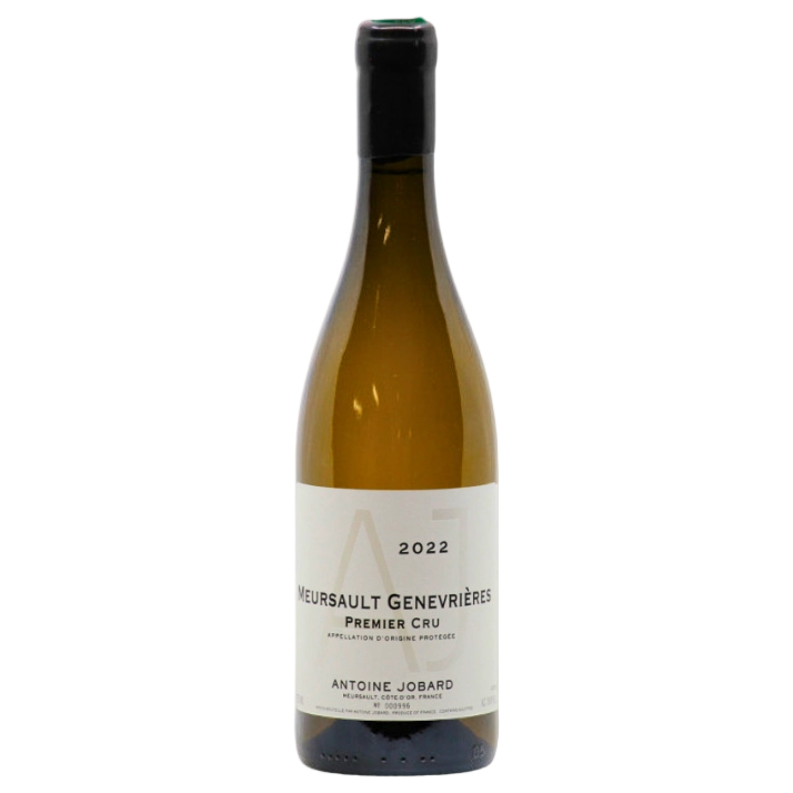 A bottle of 2022 Domaine Antoine Jobard Meursault 1er Cru Genevrières 750ml White Wine