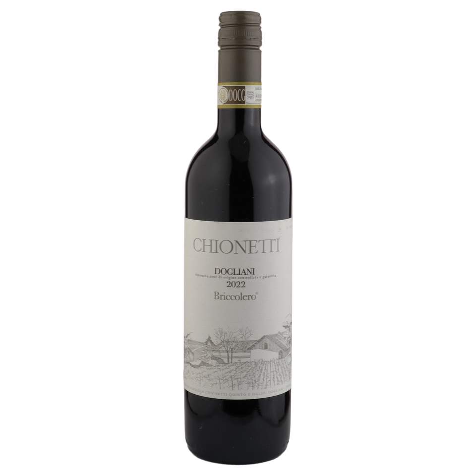 A bottle of 2022 Chionetti Dogliani Briccolero DOCG 750ml Red Wine