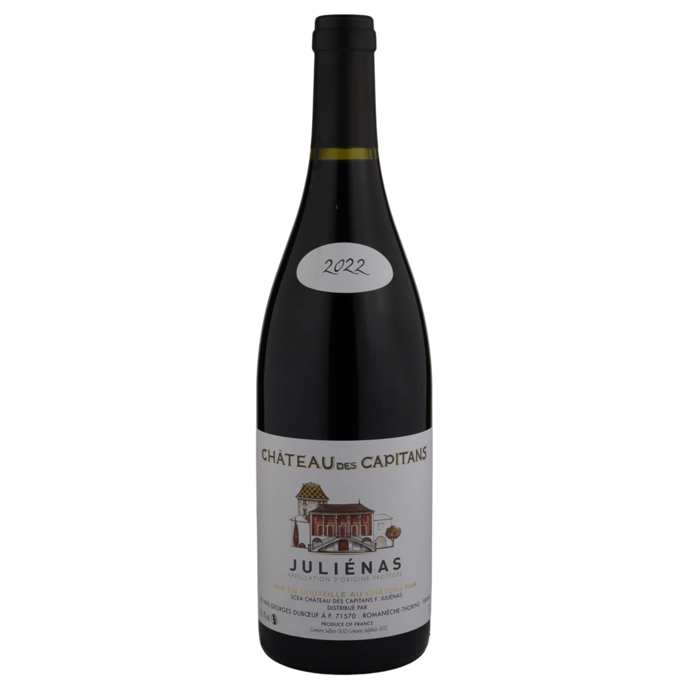 A bottle of 2022 Georges Duboeuf Juliénas Château des Capitans 750ml Red Wine