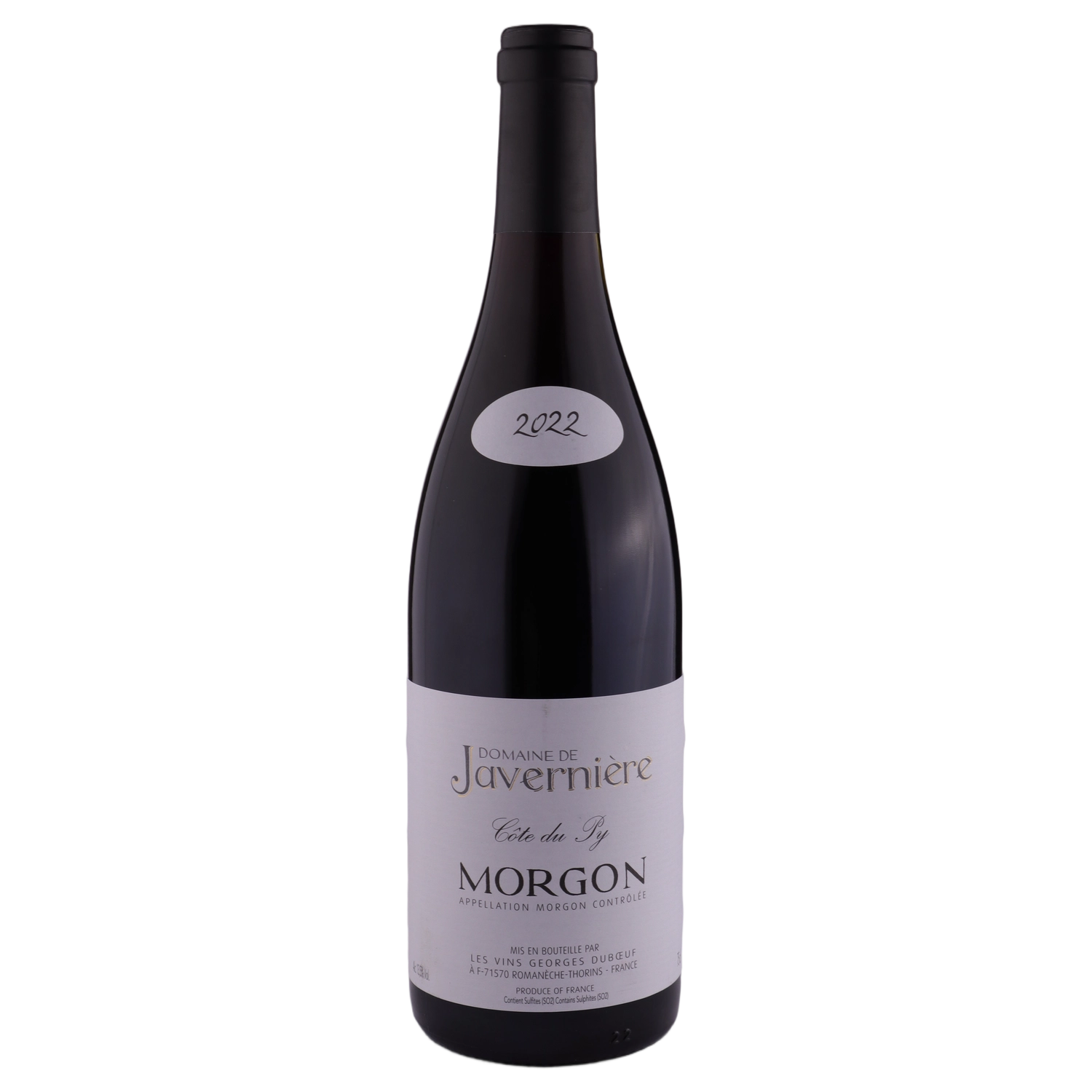 A bottle of 2022 Georges Duboeuf Domaine de Javernière Morgon Côte du Py 750ml Red Wine
