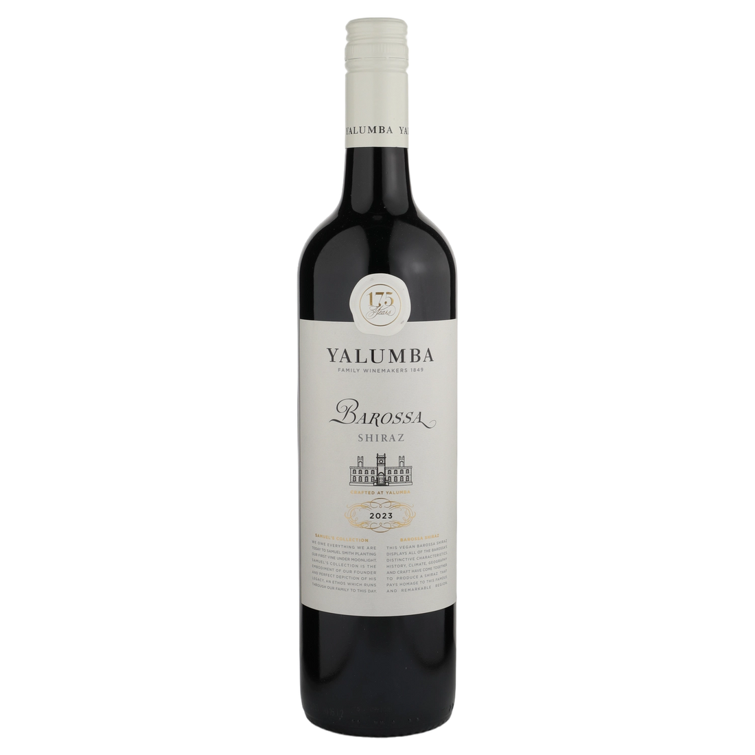 A bottle of 2023 Yalumba Samuel's Collection Barossa Shiraz 750ml Red Wine