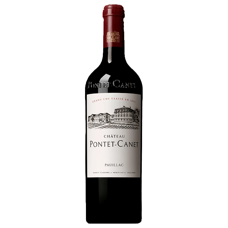 A bottle of Château Pontet Canet 750ml Red Wine