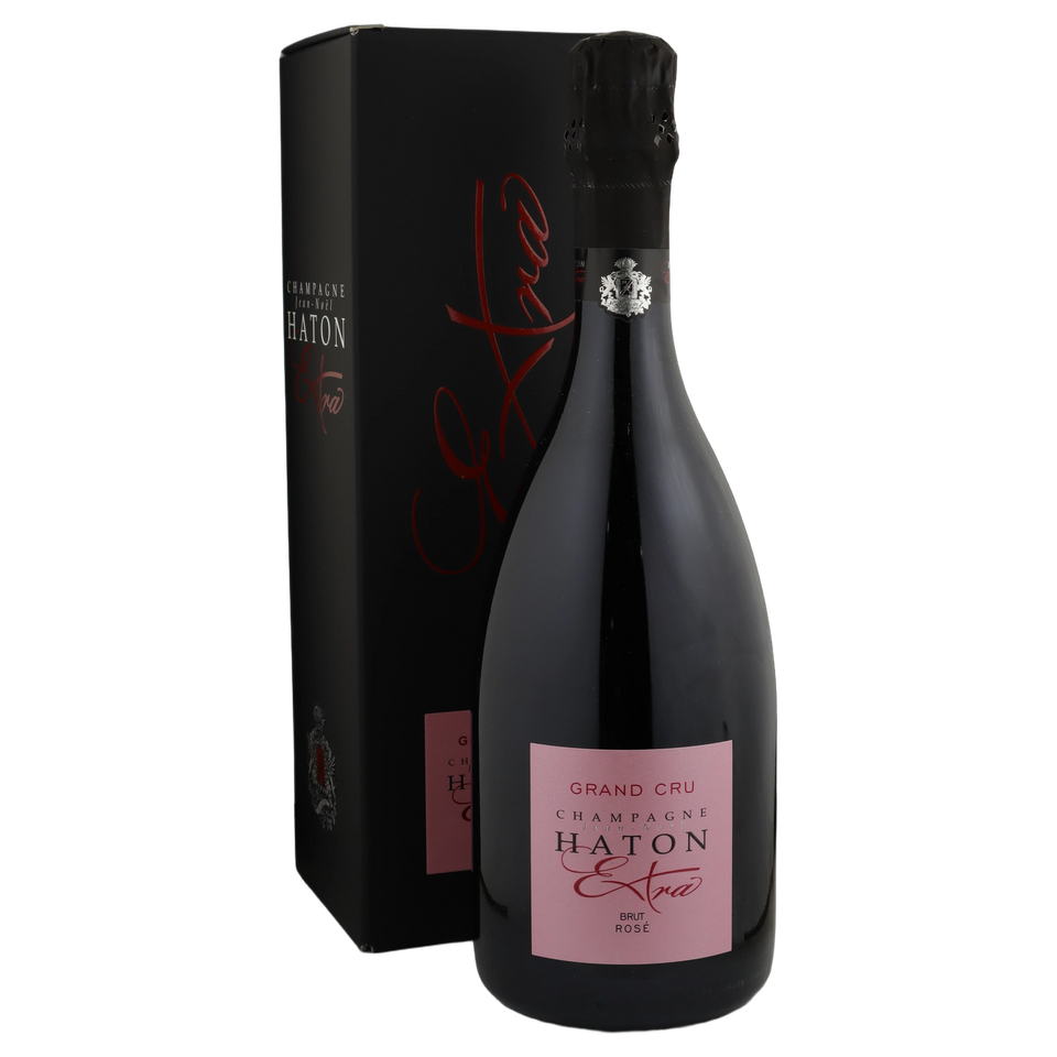 A bottle of NV Champagne Jean Noel Haton Extra Rose Grand Cru Brut 750ml Sparkling Wine