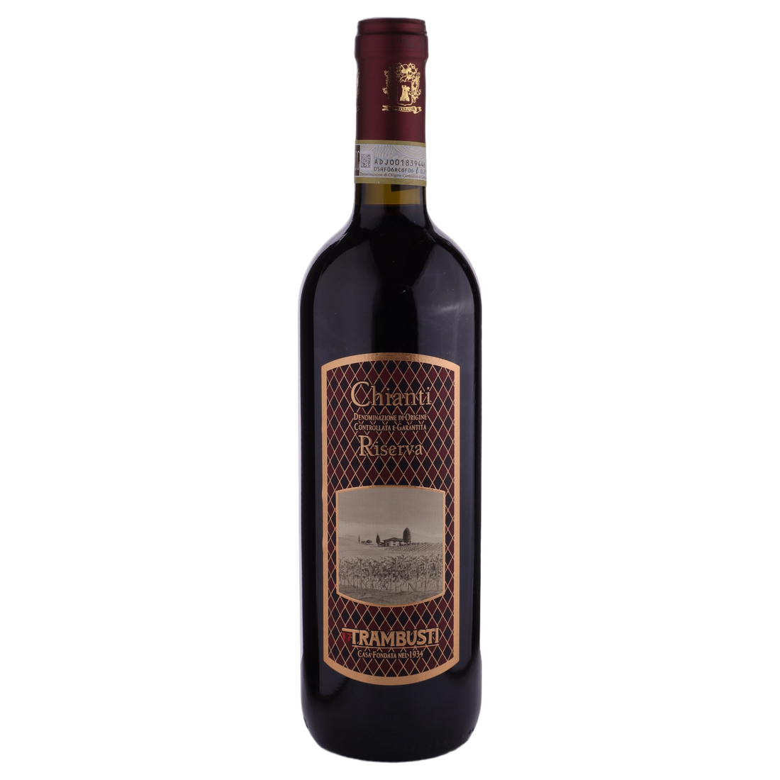 A bottle of 2022 Trambusti Chianti Reserva DOCG 750ml Red Wine