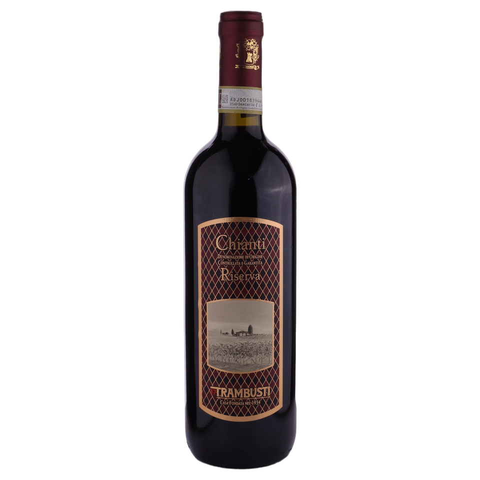 A bottle of 2022 Trambusti Chianti Reserva DOCG 750ml Red Wine