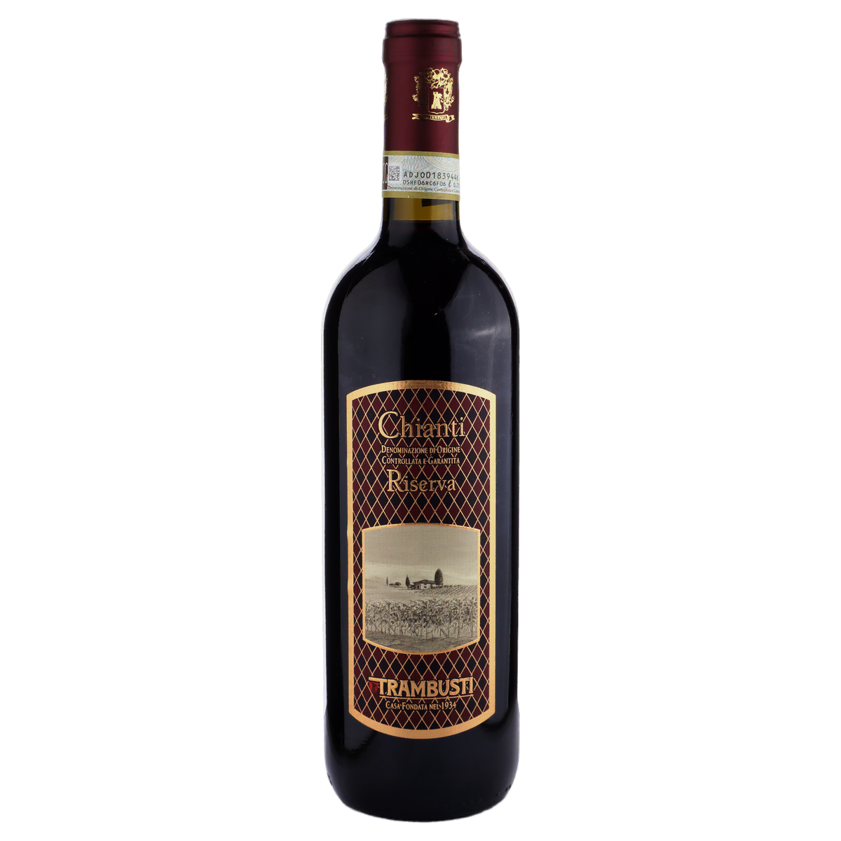 A bottle of Trambusti Chianti Riserva DOCG 2022 750ml Red Wine