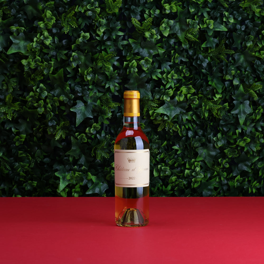 A bottle of 2022 Chateau Yquem 2022 375ml 750ml Fortified Wine