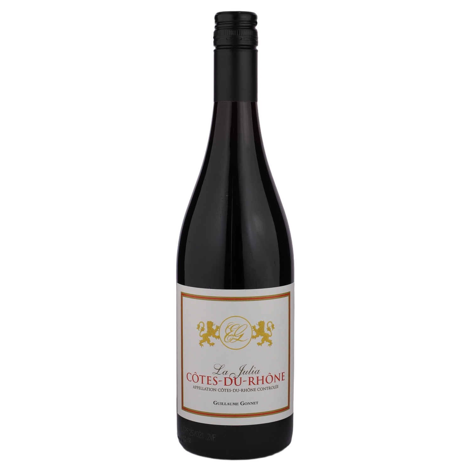 A bottle of Guillaume Gonnet La Julia Cotes du Rhone 2022 750ml Red Wine