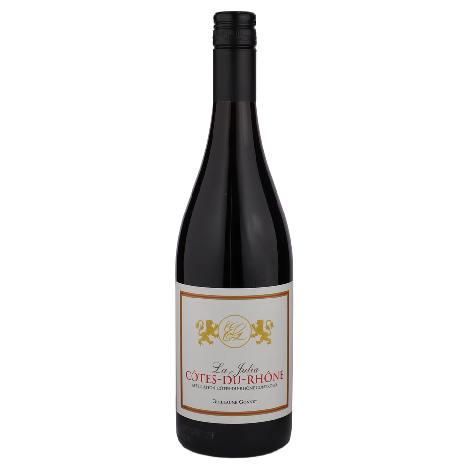 A bottle of Guillaume Gonnet La Julia Cotes du Rhone 2022 750ml Red Wine