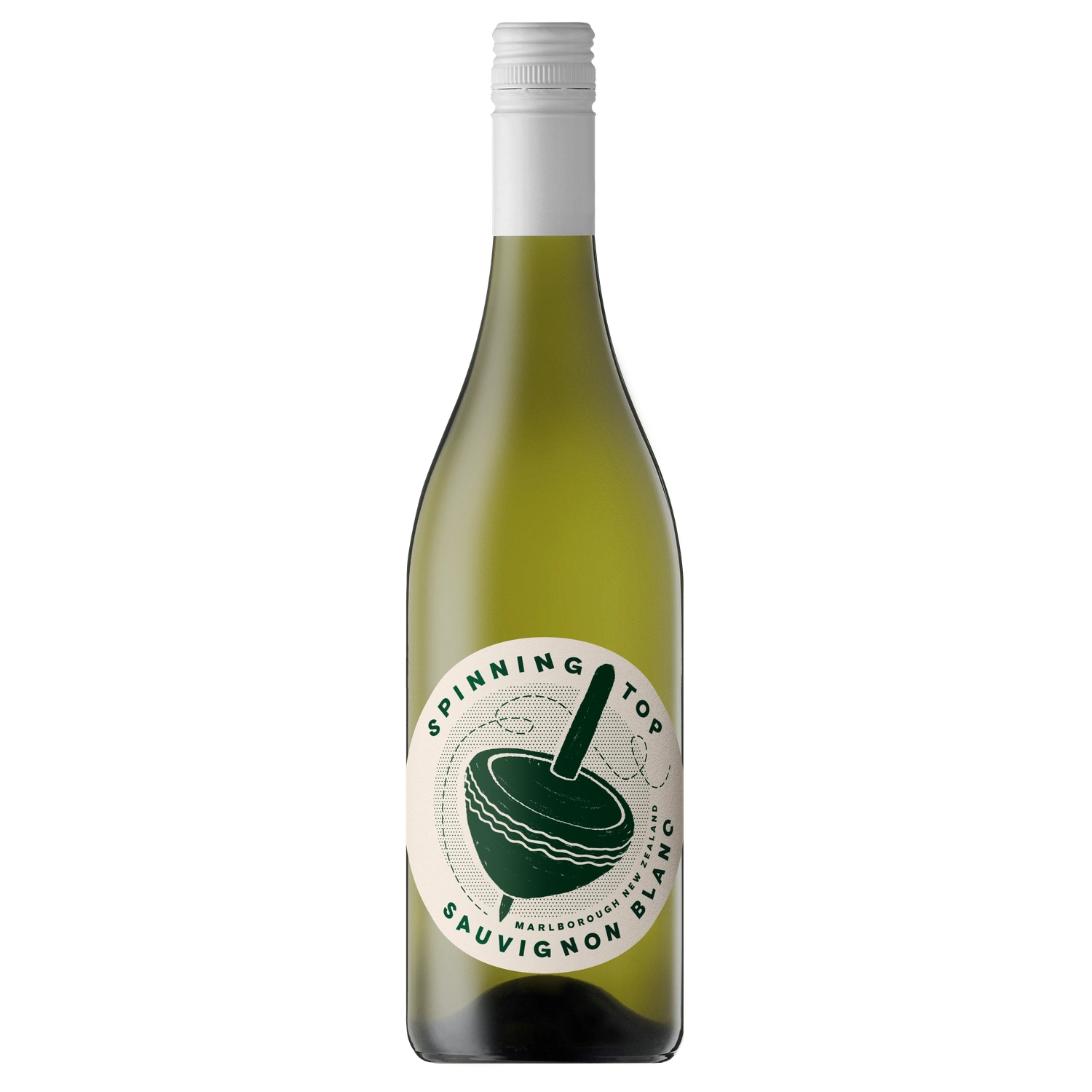 A bottle of 2024 Spinning Top Sauvignon Blanc 750ml White Wine