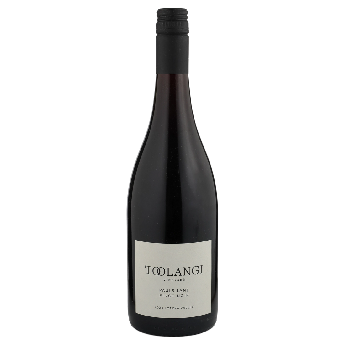 A bottle of 2024 Toolangi Vineyard Pauls Lane Pinot Noir 750ml Red Wine