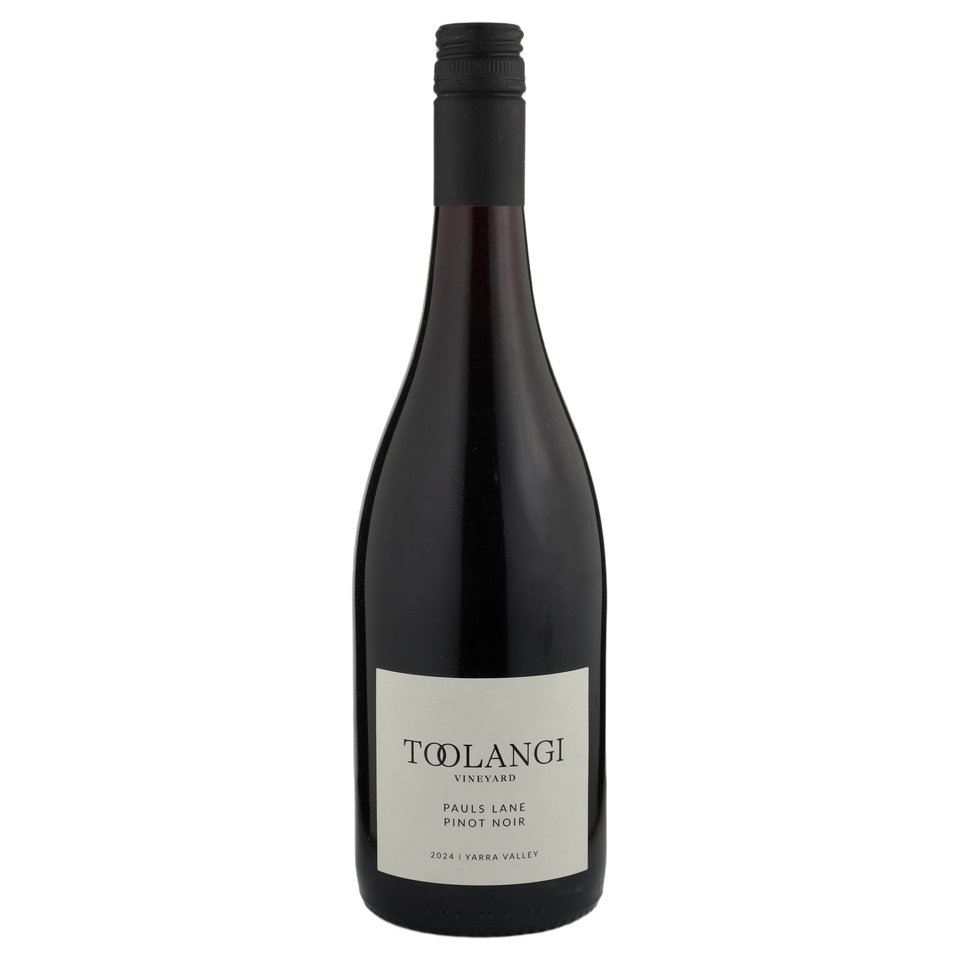 A bottle of 2024 Toolangi Vineyard Pauls Lane Pinot Noir 750ml Red Wine