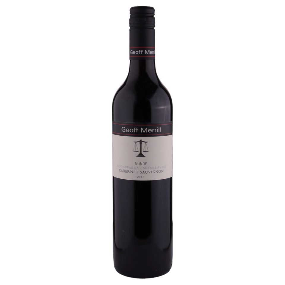 A bottle of 2017 Geoff Merrill G&W Cabernet Sauvignon 750ml Red Wine