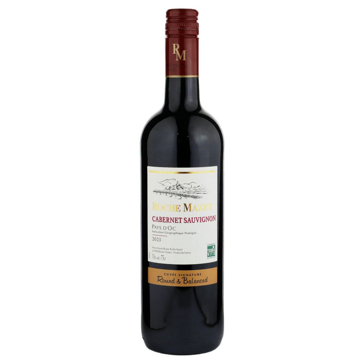 A bottle of Roche Mazet Pays d'Oc Cabernet Sauvignon 2023 750ml Red Wine