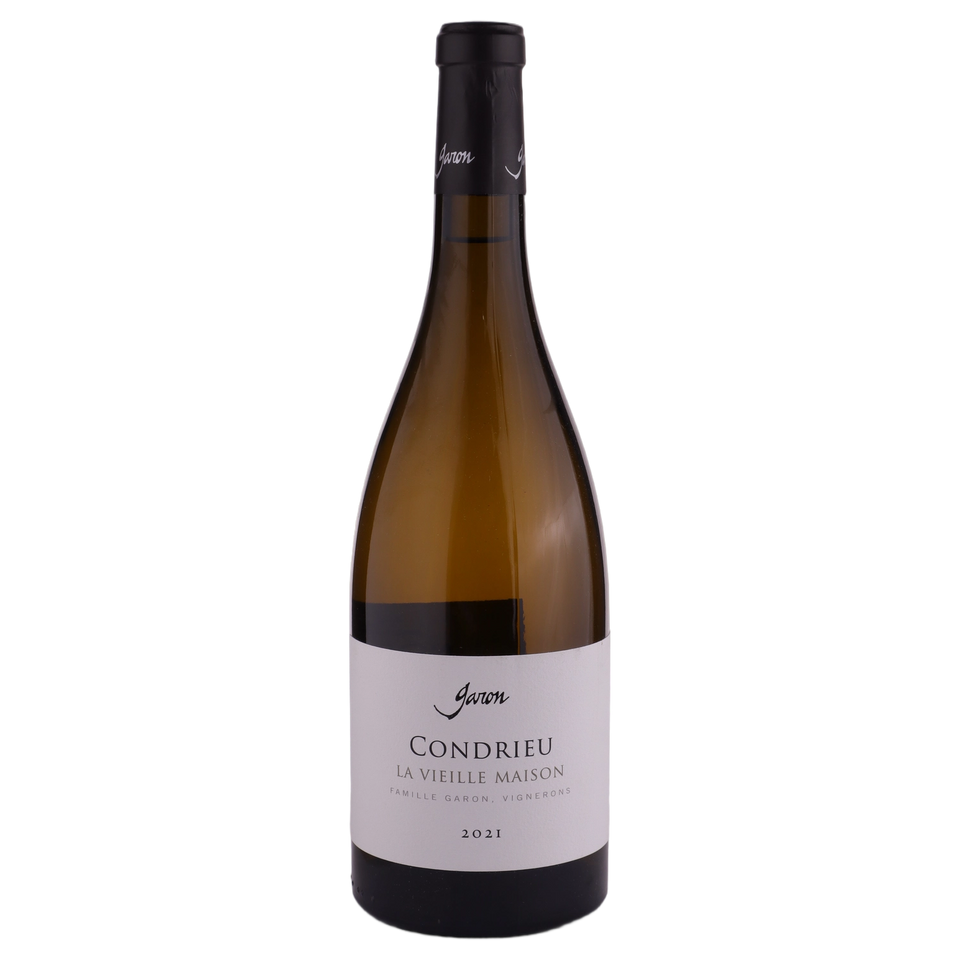 A bottle of 2021 Domaine Garon Condrieu ‘La Vieille Maison’ white 750ml White Wine