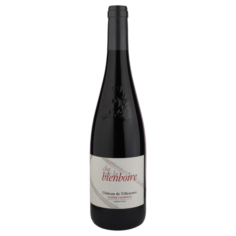 A bottle of 2022 Chateau de Villeneuve Saumur Champigny ‘Clos de la Bien Boire’ red 750ml Red Wine