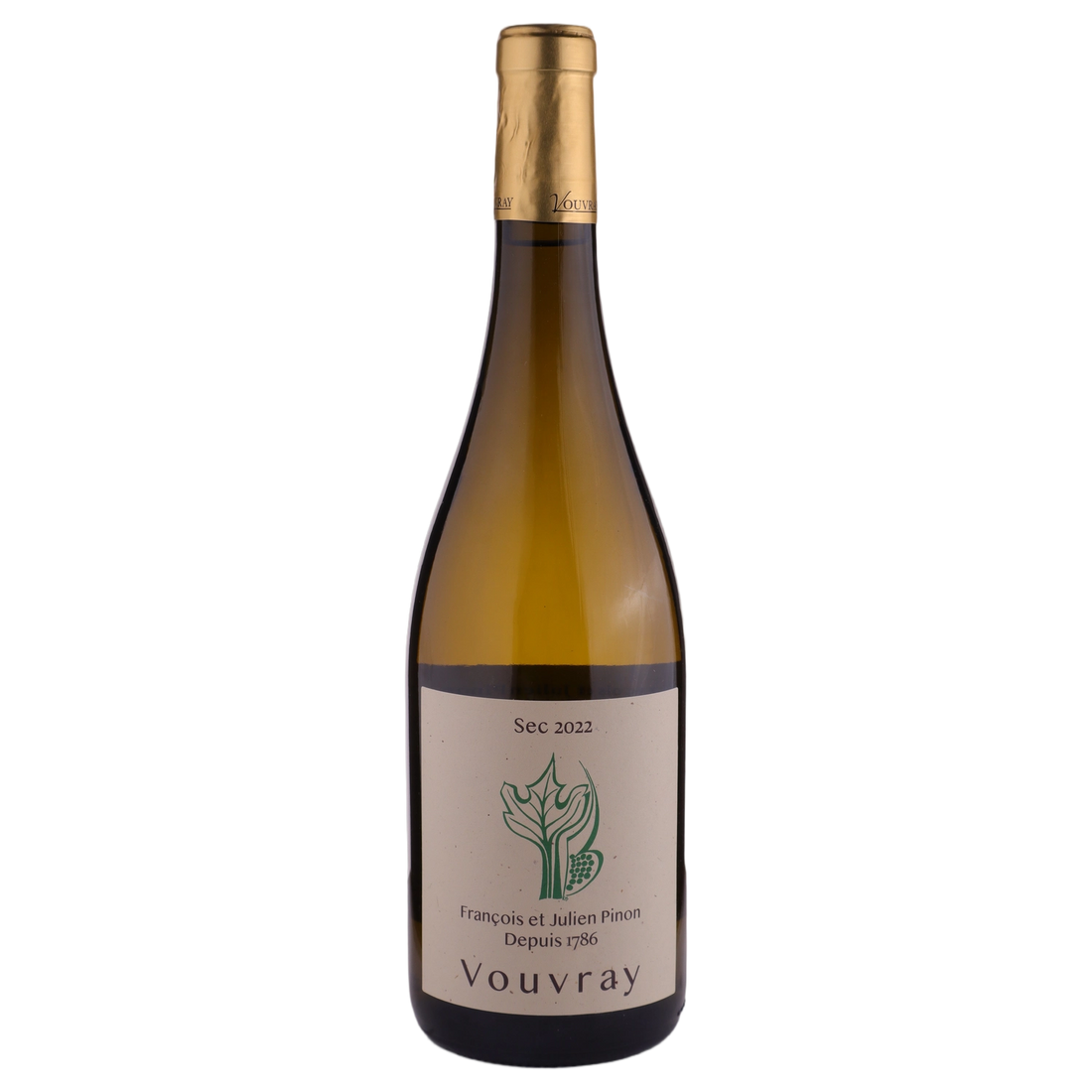 A bottle of 2022 Domaine Francois Pinon Vouvray sec 750ml White Wine