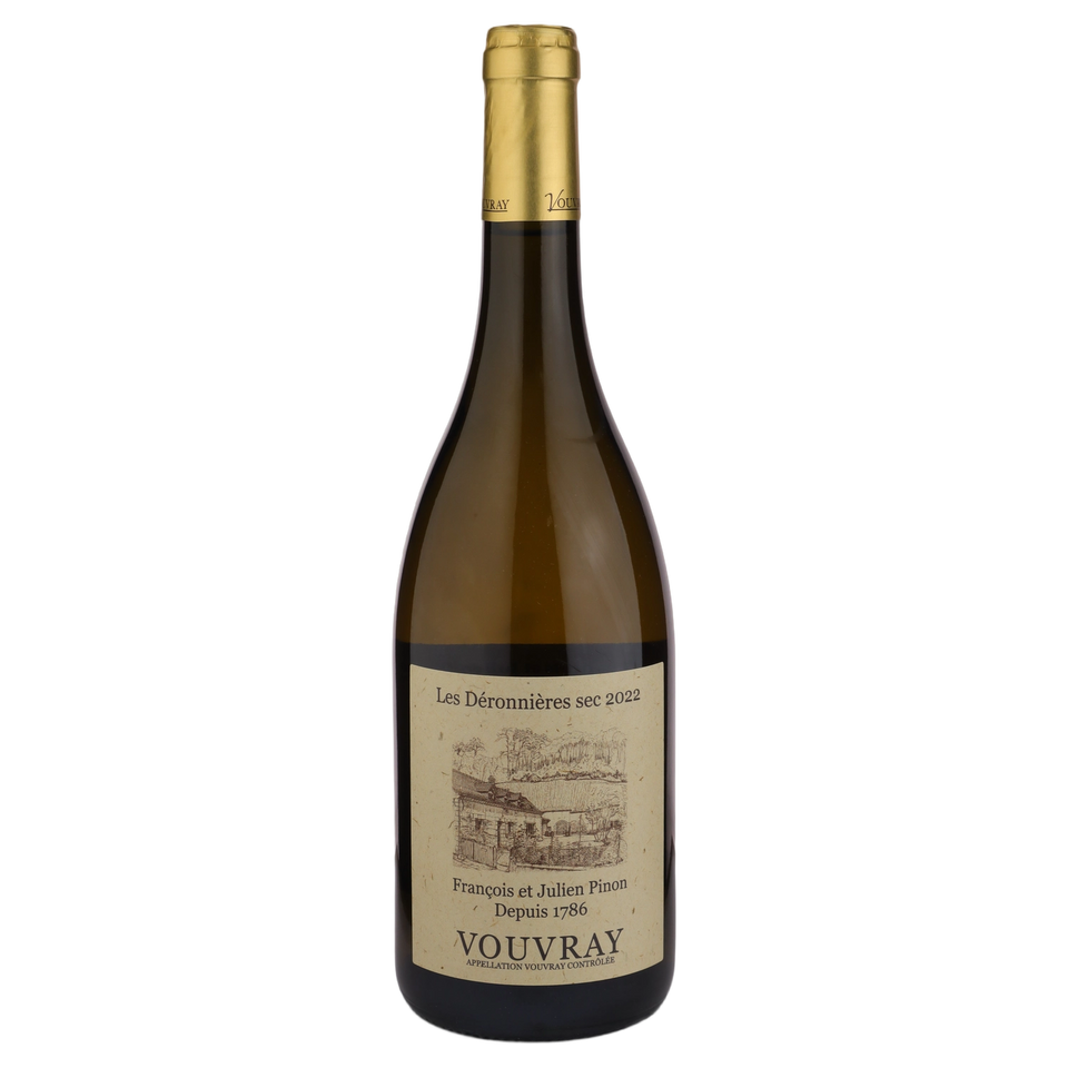 A bottle of 2022 Domaine Francois Pinon Vouvray Deronnieres 750ml White Wine