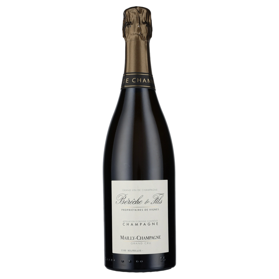 A bottle of 2019 Champagne Bérêche et Fils Grand Cru Mailly Champagne Blanc de Noirs (Disg. Jul 2024) 750ml Sparkling Wine