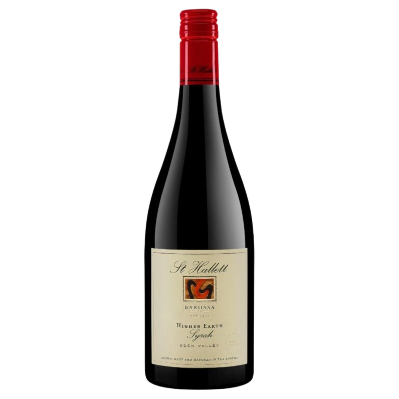 A bottle of 2022 St Hallett Higher Earth Syrah 750ml Red Wine