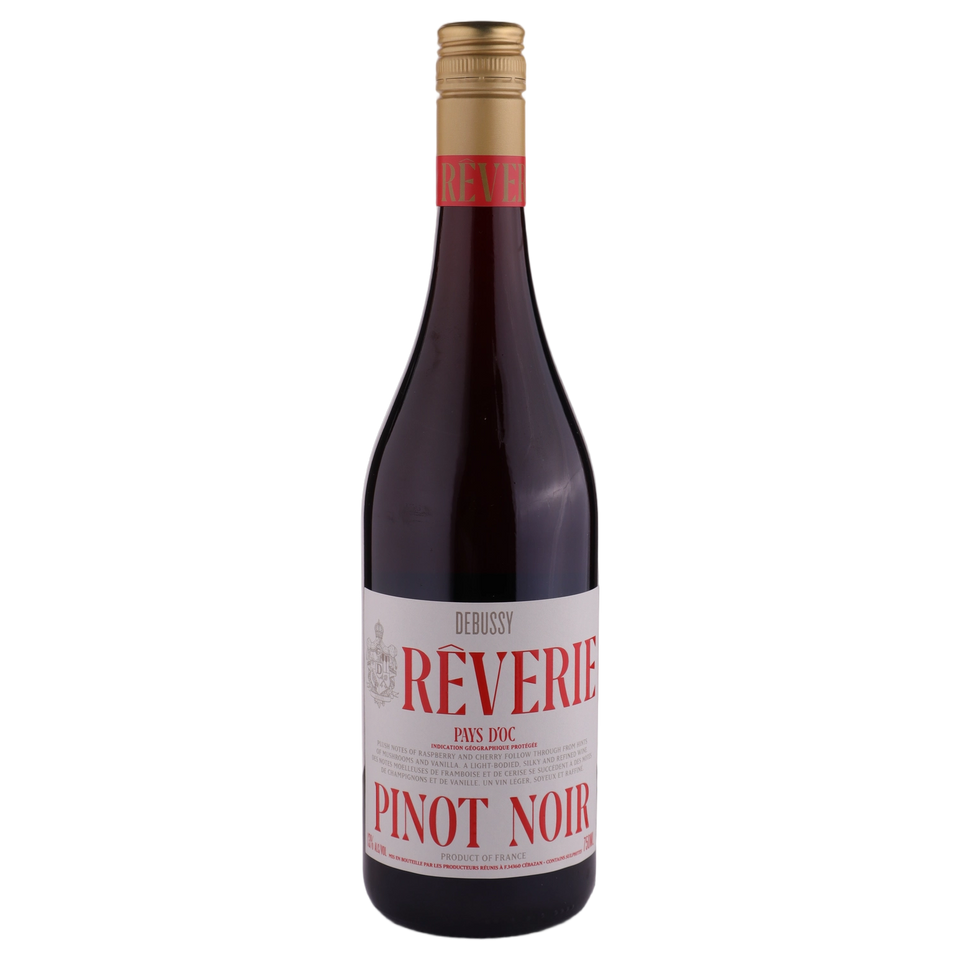 A bottle of 2024 Reverie Pinot Noir 750ml Red Wine