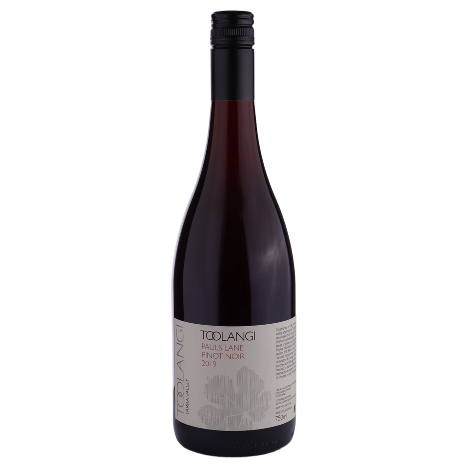 A bottle of 2019 Toolangi Estate Pauls Lane Pinot Noir 750ml Red Wine