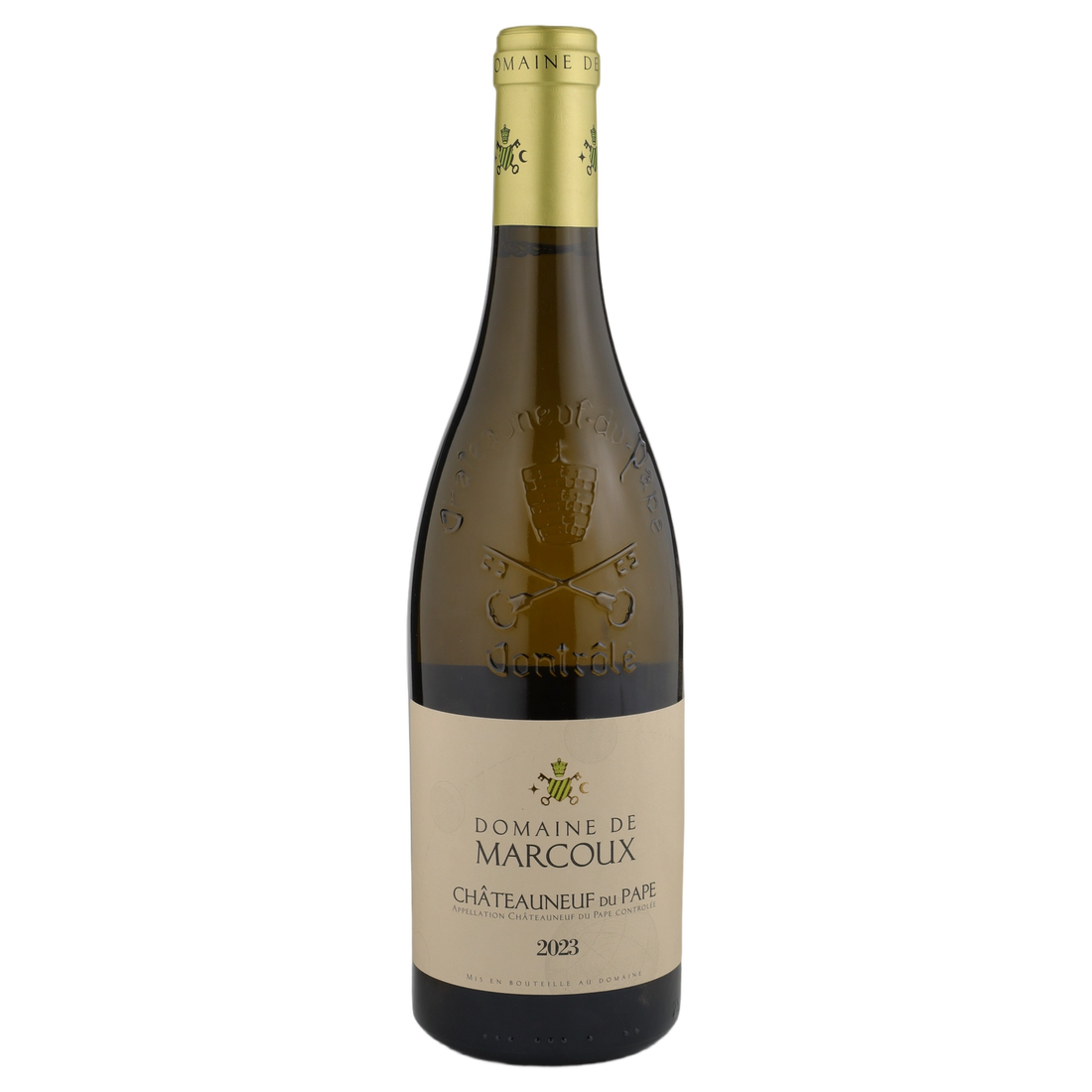 A bottle of 2023 Domaine de Marcoux Châteauneuf du Pape Blanc 750ml White Wine