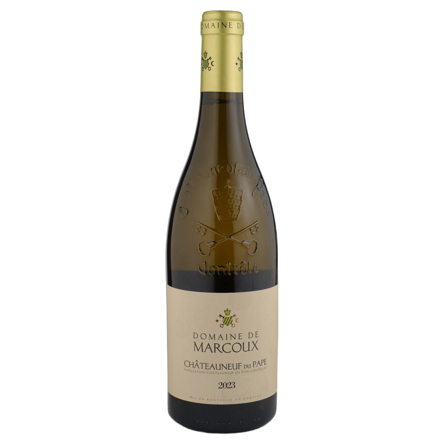 A bottle of 2023 Domaine de Marcoux Châteauneuf du Pape Blanc 750ml White Wine