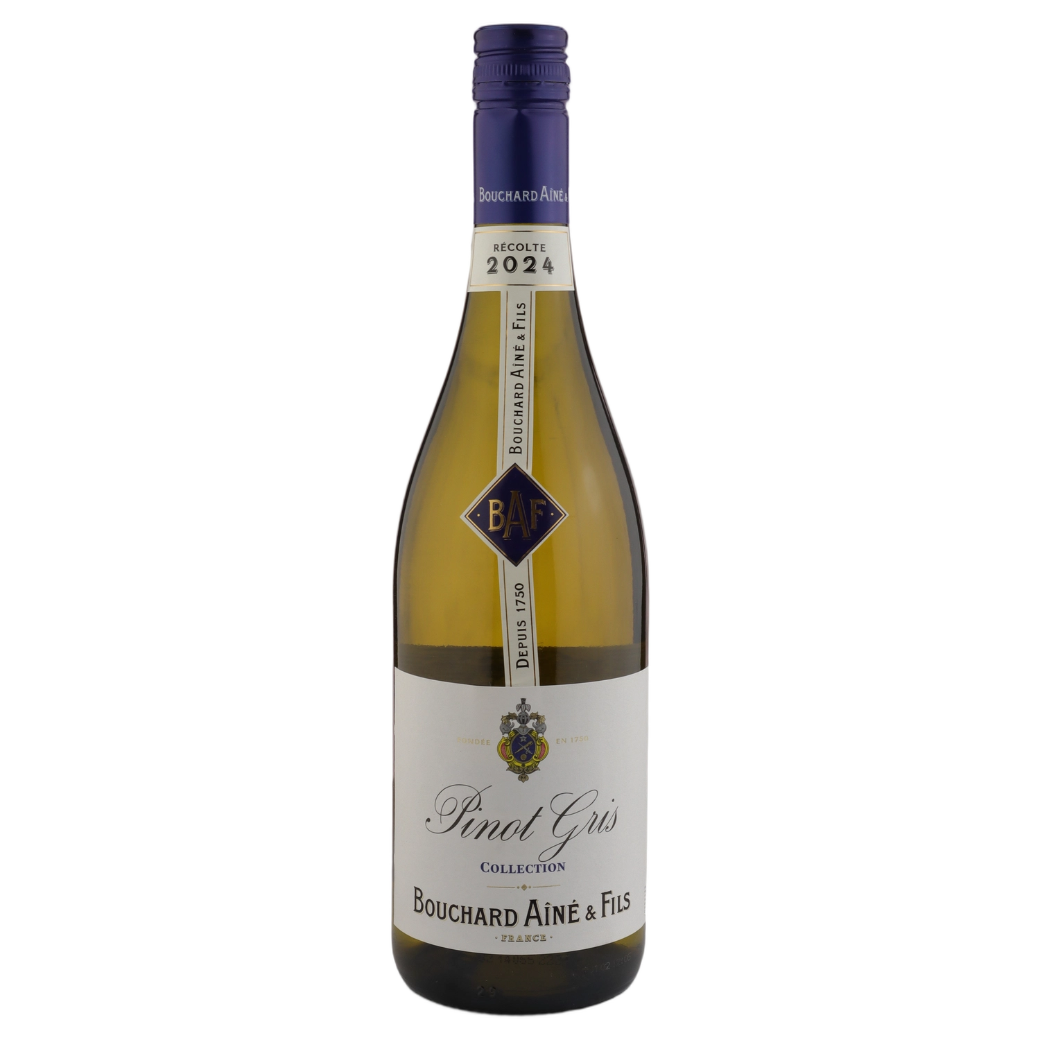 A bottle of 2024 Bouchard Aîne & Fils Collection Pinot Gris 750ml White Wine