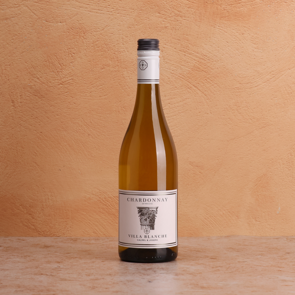 A bottle of Villa Blanche Calmel & Joseph Chardonnay 2024 750ml White Wine