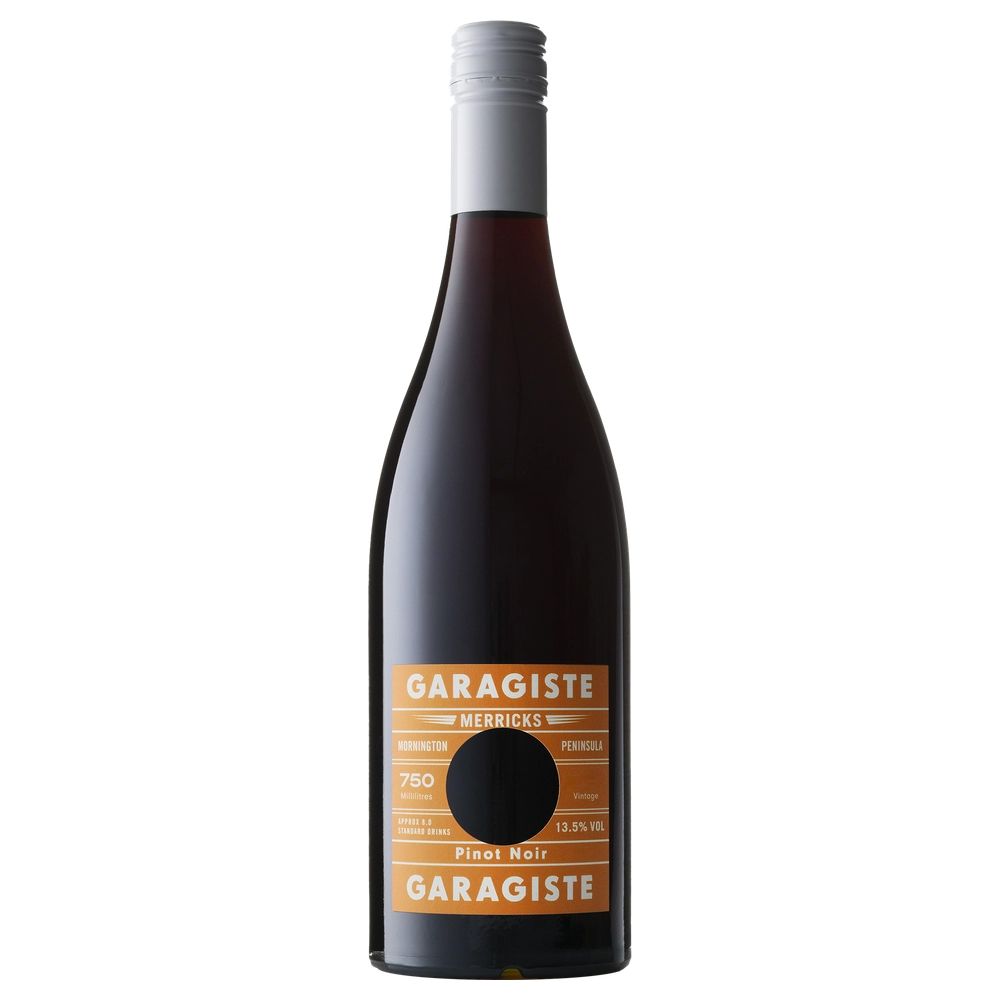 A bottle of 2024 Garagiste Merricks Pinot Noir 750ml Red Wine