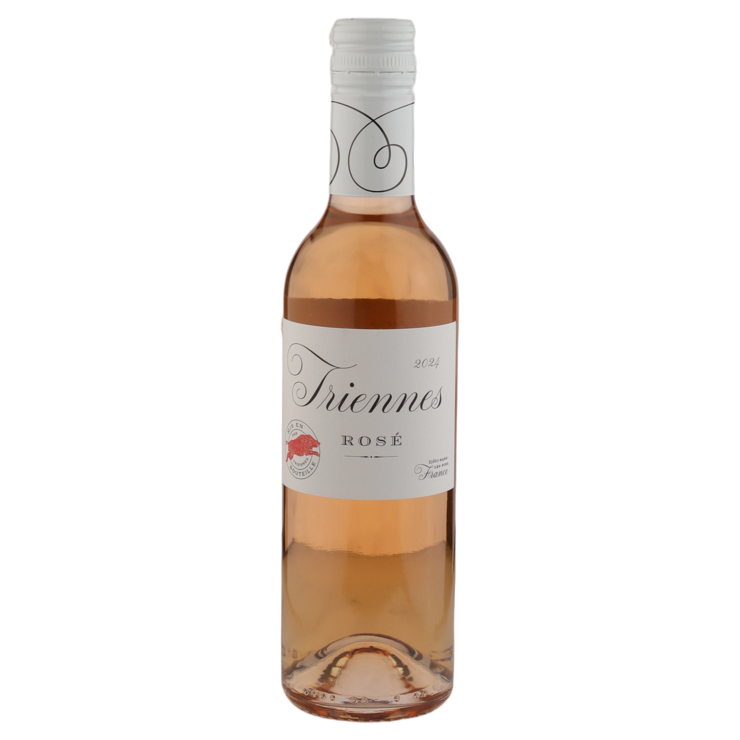 A bottle of 2024 Triennes Rosé IGP Mediterranee 375ml Red Wine