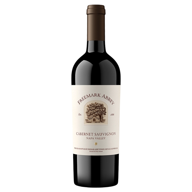 A bottle of 2021 Freemark Abbey Napa Valley Cabernet Sauvignon 750ml Red Wine