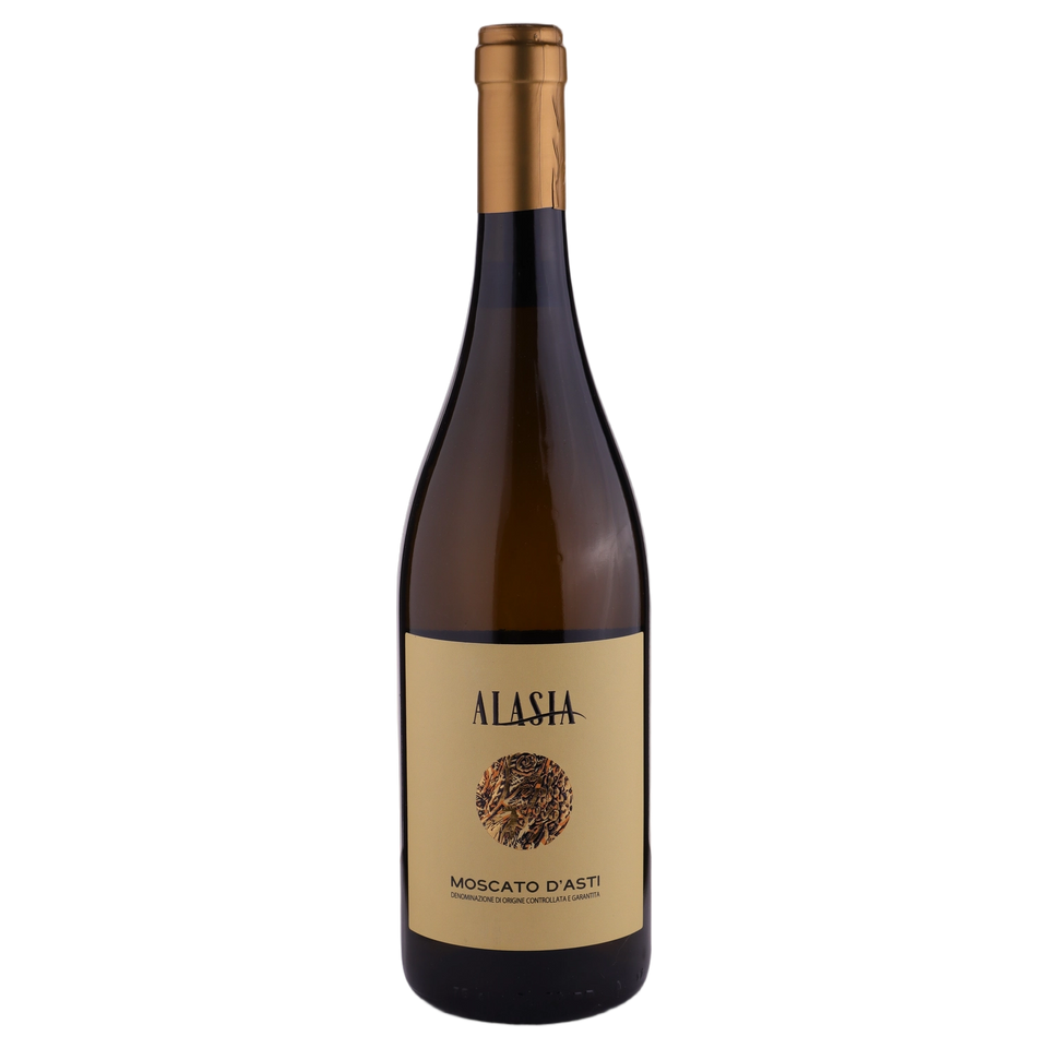 A bottle of 2024 Alasia Moscato d'Asti DOCG 750ml White Wine