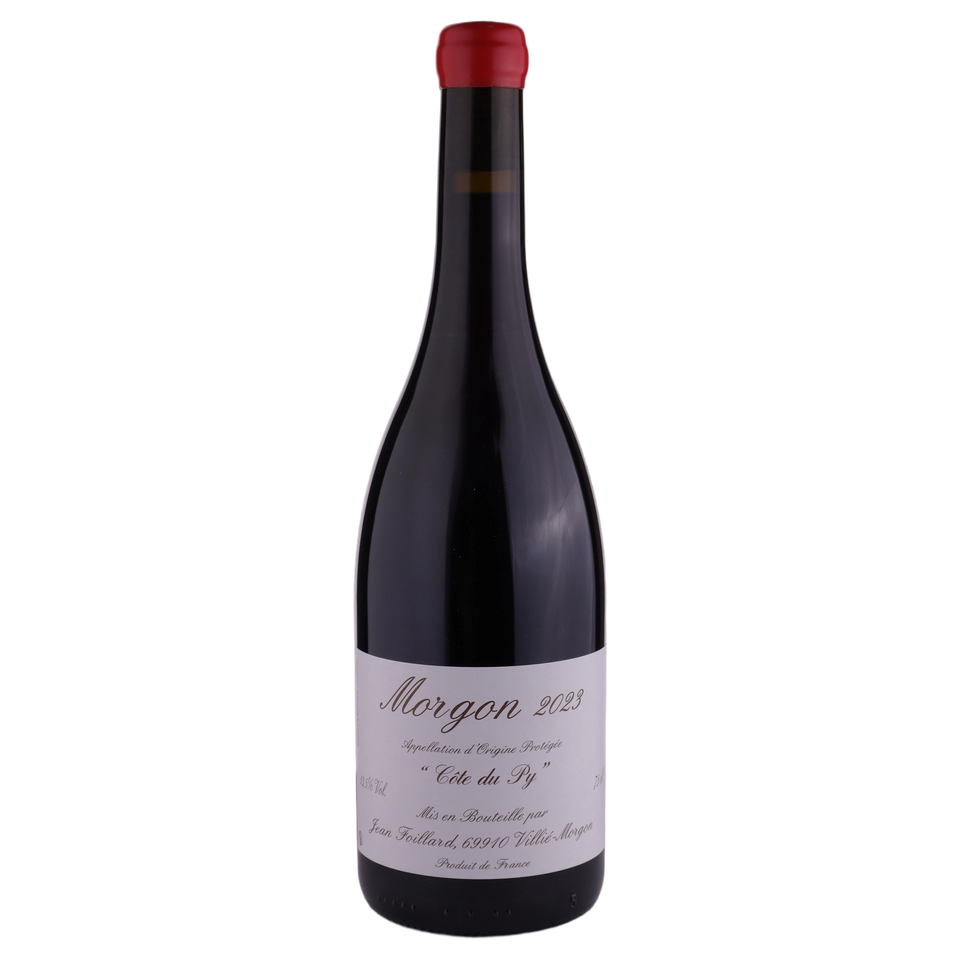 A bottle of 2023 Jean Foillard Morgon Cotes du Py 750ml Red Wine